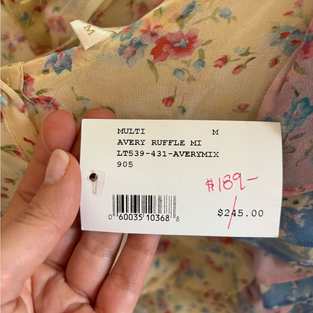 Floral Ruffle Blouse - Picture 5 of 5